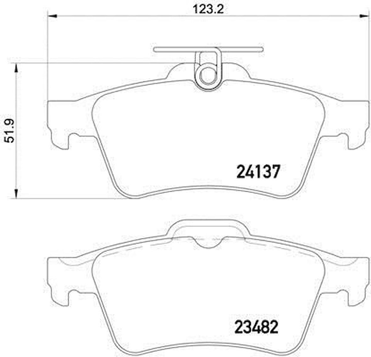 Opel Vectra Arka Fren Balatası [Magneti Marelli] (440601689R)